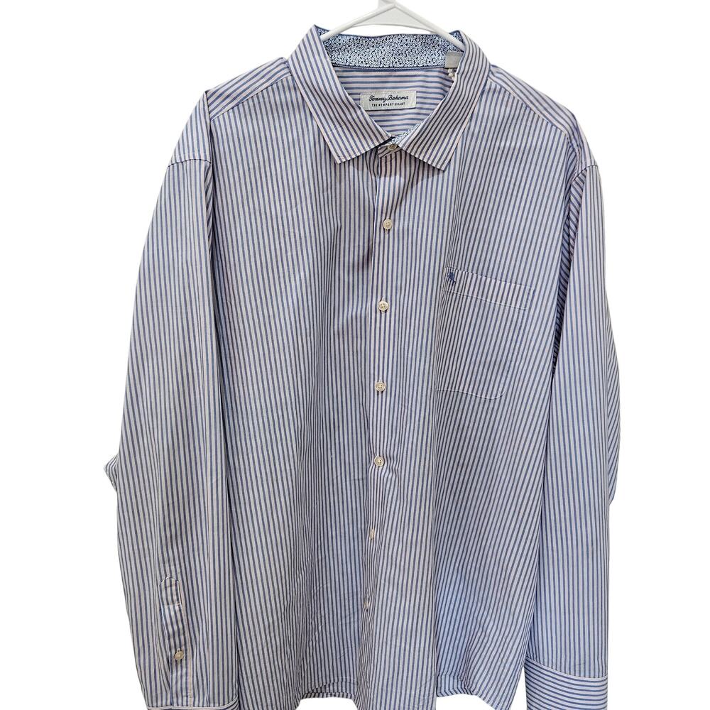 Men's Long Sleeve Tommy Bahama Dress Shirt, Size XXL/TTG